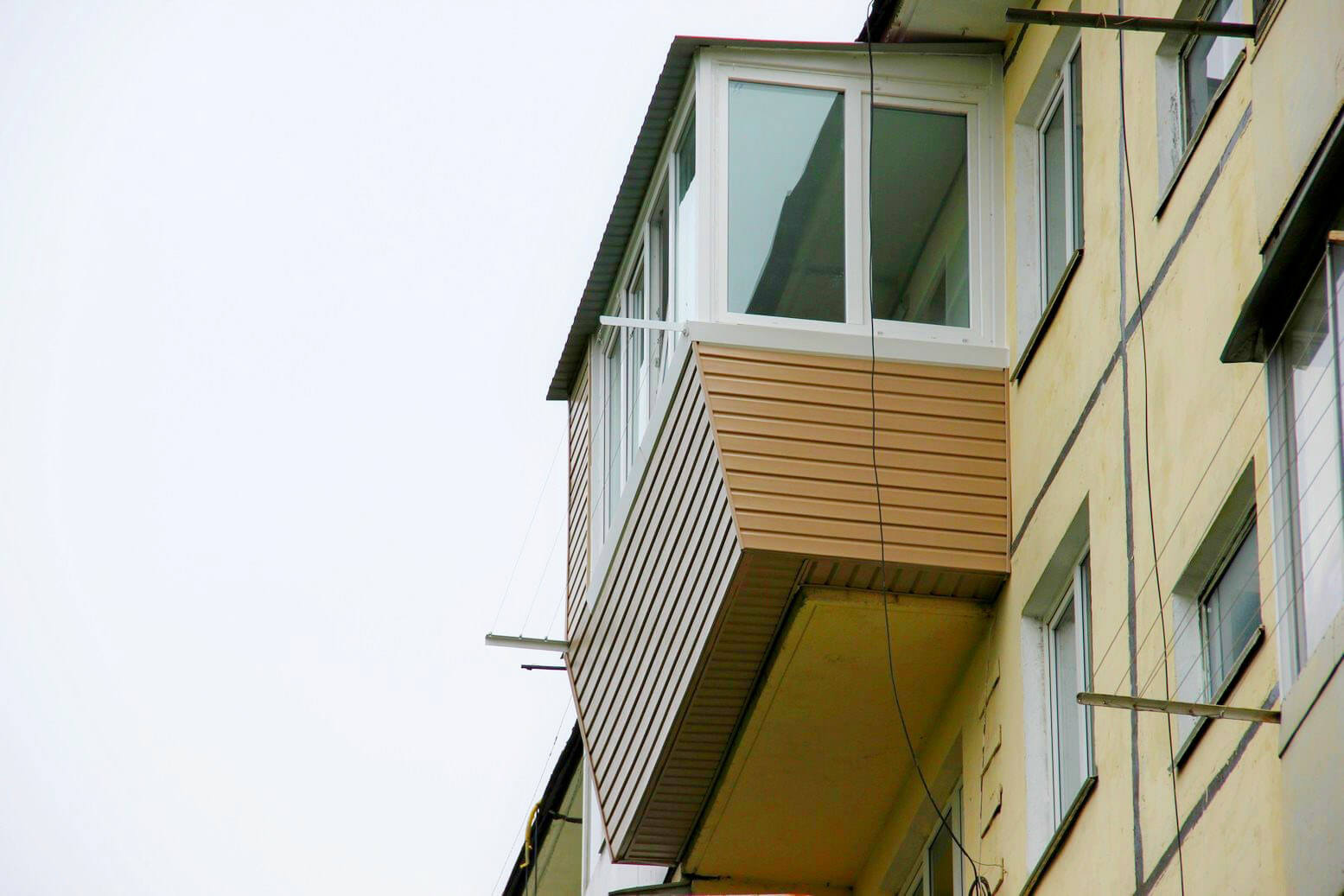 Увеличение балкона в Одессе